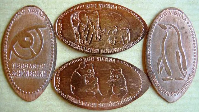 ZooWien 2010: logo, panda, elefánt, pingvin – Front