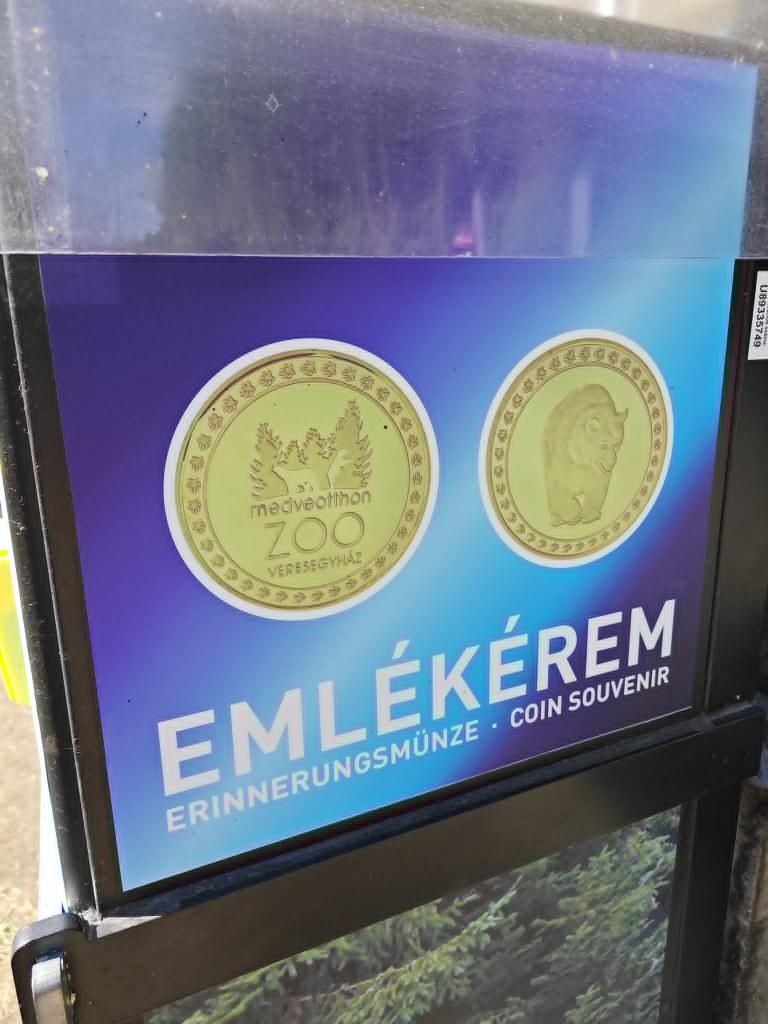 Veresegyház Medveotthon, (new ready-made coin)